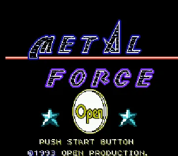 Metal Force (Korea) (En) (Unl) screen shot title